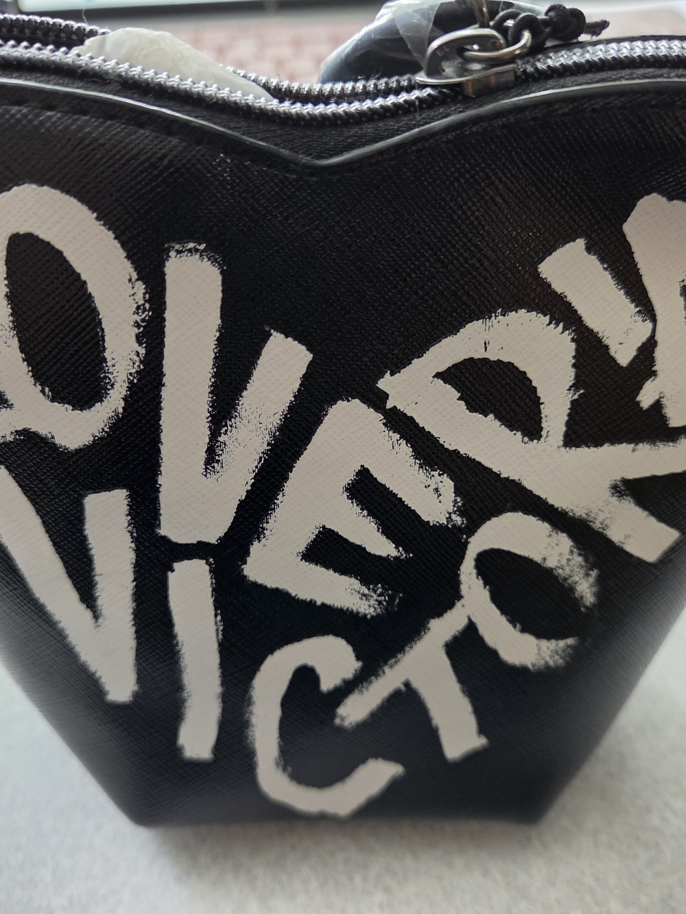 Victoria Secret Heart-Shaped Zip Pouch NWT